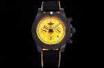 GF Factory Best Replica Breitling Avenger Hurricane  45MM Yellow Face Watch